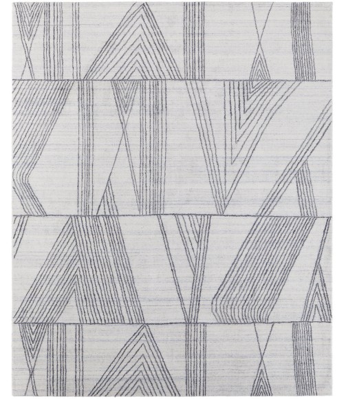 Whitton Area Rug Feizy Whitton Industrial Abstract, Ivory/Black, 10' x 14' Area Rug