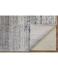 Feizy Macklaine Bohemian & Eclectic Distressed, Taupe/Black/Ivory, 12' x 15' Area Rug