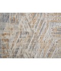 Laina Area Rug Feizy Laina Casual Abstract, Tan/Ivory/Gray, 3' x 10' Runner