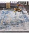 Cadiz Area Rug Feizy Cadiz Industrial Abstract, Blue/Gray/Gold, 12' x 18' Area Rug
