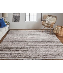 Feizy Alden 8637F BROWN Area Rug 10 ft. X 14 ft. Rectangle