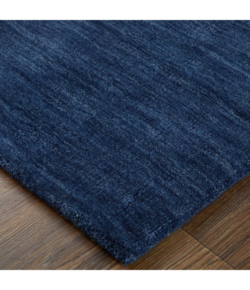 Feizy Luna Casual Solid, Blue, 9'-6" x 13'-6" Area Rug