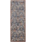 Kaia Area Rug Feizy Kaia Casual Floral & Botanical, Blue/Orange/Ivory, 2'-6" x 10' Runner