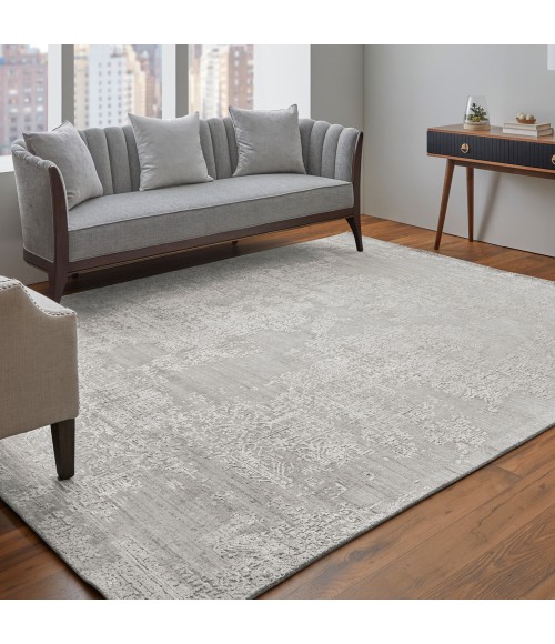Feizy Eastfield Casual Abstract, Ivory, 2'-6" x 8' Runner