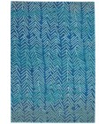 Feizy Brixton Casual Herringbone, Blue, 8' x 11' Area Rug
