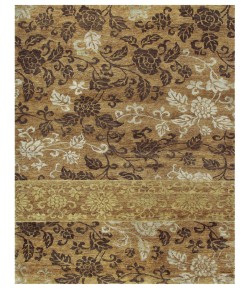Feizy Qing 6069F GOLD Area Rug 8 ft. 6 in. X 11 ft. 6 in. Rectangle