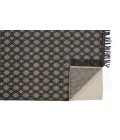 Phoenix Area Rug Feizy Phoenix Farmhouse Diamond, Black/Ivory, 7'-9" x 9'-9" Area Rug