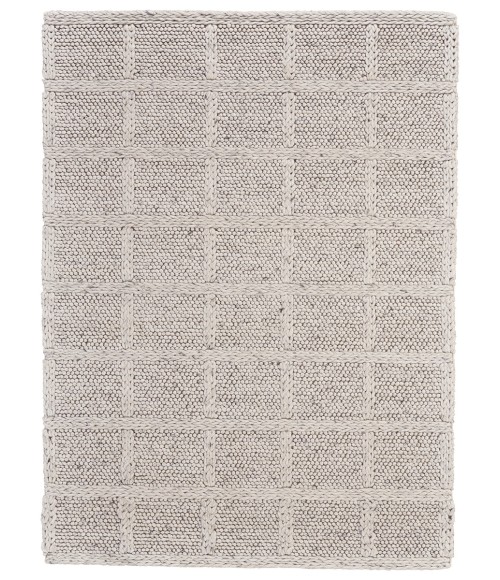 Feizy Berkeley Casual Solid, Ivory/Gray, 9'-6" x 13'-6" Area Rug