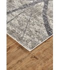 Kano Area Rug Feizy Kano Industrial Abstract, Taupe/Gray/Ivory, 8'-9" x 8'-9" Round Rug