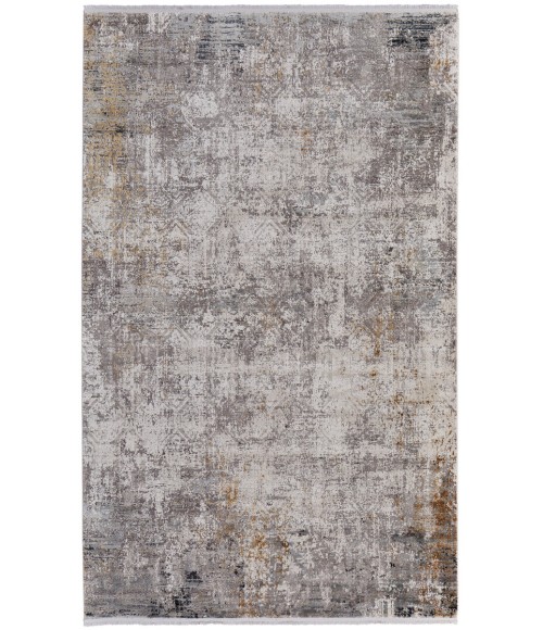 Feizy Cadiz Industrial Abstract, Ivory/Taupe/Gray, 12' x 18' Area Rug