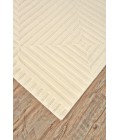 Channels Area Rug Feizy Channels Global Geometric, Ivory, 7'-9" x 9'-9" Area Rug