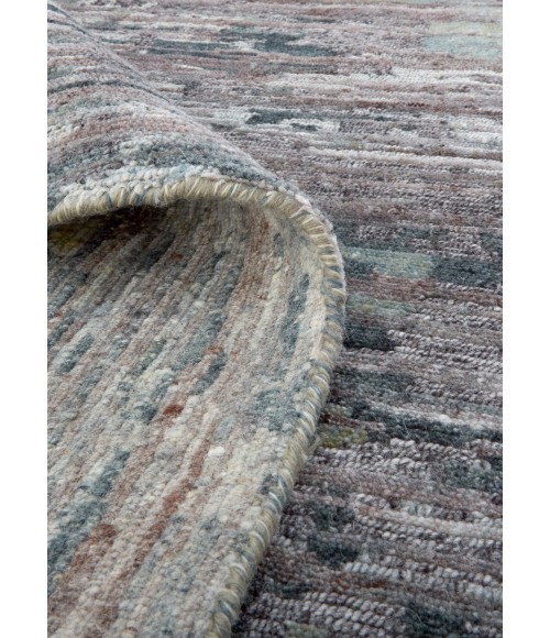 Conroe Area Rug Feizy Conroe Luxe Abstract Hand-Knot Rug, Lilac/Blue/Gray, 2ft x 3ft Accent Rug