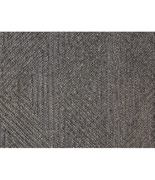 Feizy Phoenix Farmhouse Geometric, Gray, 7'-9" x 9'-9" Area Rug