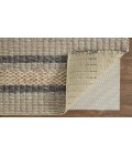 Feizy Berkeley Casual Stripes, Ivory/Tan/Gray, 12' x 15' Area Rug