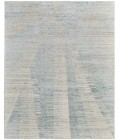 Feizy Brighton Casual Abstract, Blue/Ivory/Silver, 2' x 3' Accent Rug