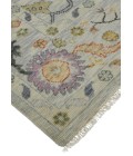 Feizy Karina Hand-Knotted Botanical Rug, Gray/Yellow/Orange, 3ft-6in x 5ft-6in