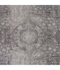 Feizy Sarrant Bohemian & Eclectic Medallion, Gray/Silver/Ivory, 9'-6" x 12'-7" Area Rug