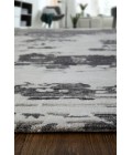Feizy Zarah Bohemian & Eclectic Abstract, Ivory/Gray/Blue, 3'-6" x 5'-6" Accent Rug