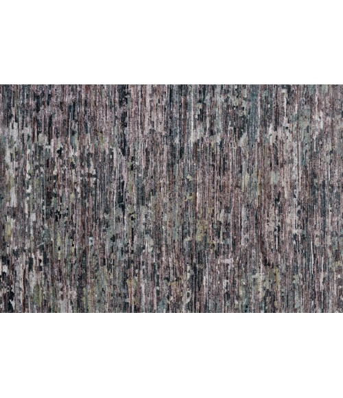 Conroe Area Rug Feizy Conroe Luxe Abstract Hand-Knot Rug, Lilac/Blue/Gray, 2ft x 3ft Accent Rug