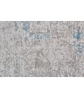 Feizy Cadiz Industrial Abstract, Ivory/Blue/Gold, 9'-9" x 13'-2" Area Rug