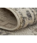 Feizy Kano Classic Distressed, Ivory/Taupe/Gray, 8'-9" x 8'-9" Round Rug