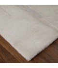 Feizy Anya Industrial Abstract, Ivory/Blue/Gray, 5' x 8' Area Rug