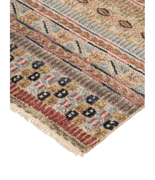 Feizy Payton PINK/MULTI 9806498F 2 ft. X 2 ft. Square Rug