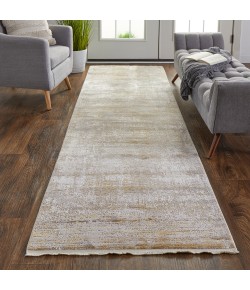 Feizy Cadiz 39FWF BEIGE Area Rug 3 ft. 1 in. X 10 ft. Runner