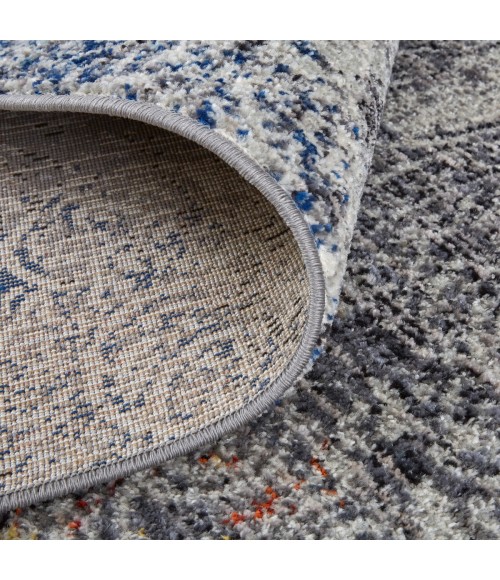 Bellini Area Rug Feizy Bellini Vintage Bohemian Rug, Distressed Blue/Gray, 9ft-2in x 12ft-4in Area Rug
