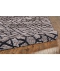 Asher Area Rug Feizy Asher Scandinavian Geometric, Taupe/Black/Gray, 9' x 12' Area Rug