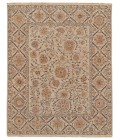 Amherst Area Rug Feizy Amherst Classic Bordered, Tan/Gray/Red, 3'-6" x 5'-6" Accent Rug