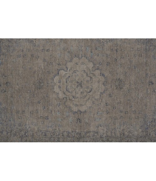 Feizy Caldwell Vintage Space Dyed Wool Rug, Spa Blue/Warm Gray, 10ft x 14ft Area Rug
