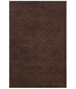 Feizy Saphir Azar 3097F DARK CHOCOLATE Area Rug 2 ft. 6 in. X 8 ft. Runner