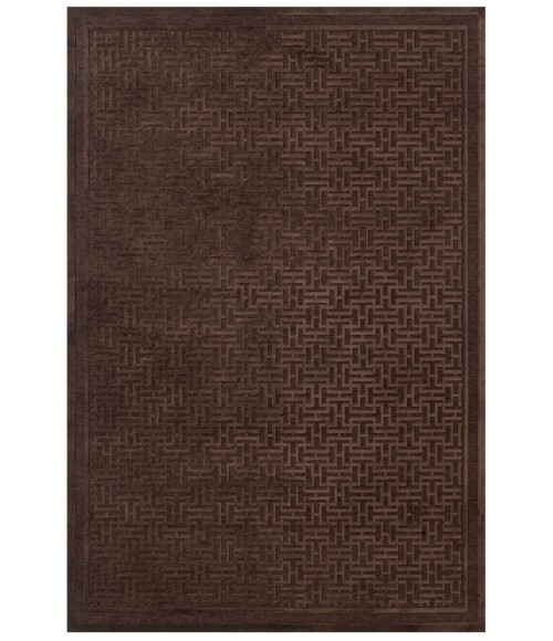 Saphir Azar Area Rug Feizy Saphir Azar Mid-Century Modern Geometric, Brown, 2'-6" x 8' Runner