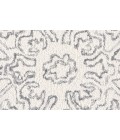 Feizy Belfort Vintage Medallion, White/Gray, 10' x 14' Area Rug
