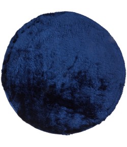 Feizy Indochine 4550F DARK BLUE Area Rug 8 ft. X 8 ft. Round