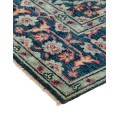 Piraj Area Rug Feizy Piraj Vintage Bordered, Blue/Green/Red, 9'-6" x 13'-6" Area Rug