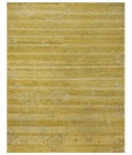Feizy Qing Casual Stripes, Gold/Yellow, 8'-6" x 11'-6" Area Rug