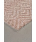 Feizy Colton Farmhouse Diamond, Pink/Ivory, 9'-6" x 13'-6" Area Rug