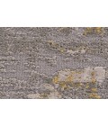 Feizy Waldor Industrial Abstract, Gray/Gold, 8' x 11' Area Rug