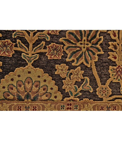 Feizy Saphir Vintage Oriental, Brown/Gold/Tan, 9'-8" x 12'-7" Area Rug