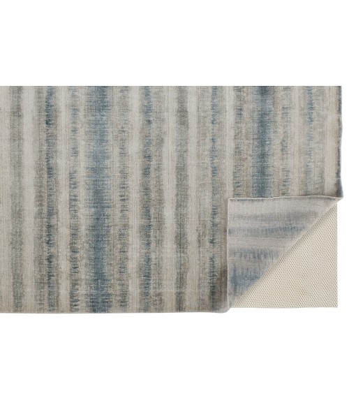 Feizy  Mackay Handwoven Graident Rug, Aegean Blue/Warm Gray, 10ft x 14ft Area Rug