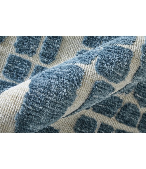 Feizy Colton Blue/Ivory 8748A58F 8 ft. X 10 ft. Rect. Rug
