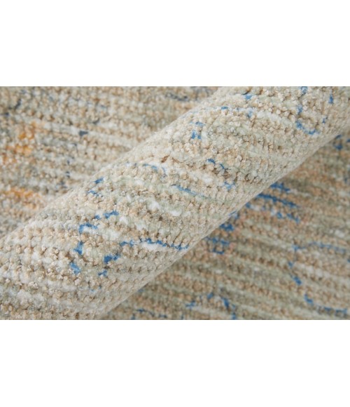 Feizy Caldwell Brown/Tan/Blue 8798978F 10 ft. X 14 ft. Rect. Rug