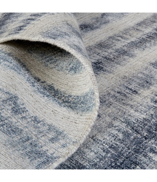 Feizy  Mackay Handwoven Graident Rug, Dark Slate Blue, 9ft x 12ft Area Rug