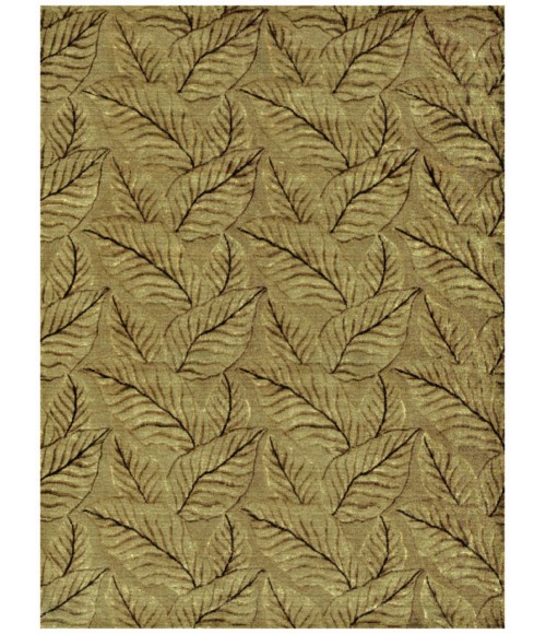Feizy Leafscape SAGE/GREEN 2857273F 7 ft. 9 in. X 9 ft. 9 in. Rectangle Rug