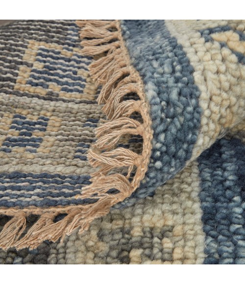 Feizy Fillmore Classic Floral & Botanical, Blue/Gray, 2' x 3' Accent Rug