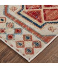 Feizy Nolan Vinatge Style Tribal Kazak Rug, Ochre Red/Vanilla Beige, 10ft x 13ft-2in
