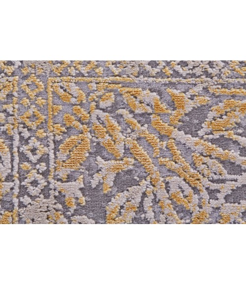 Feizy Waldor Persian, Gray/Gold, 8' x 11' Area Rug