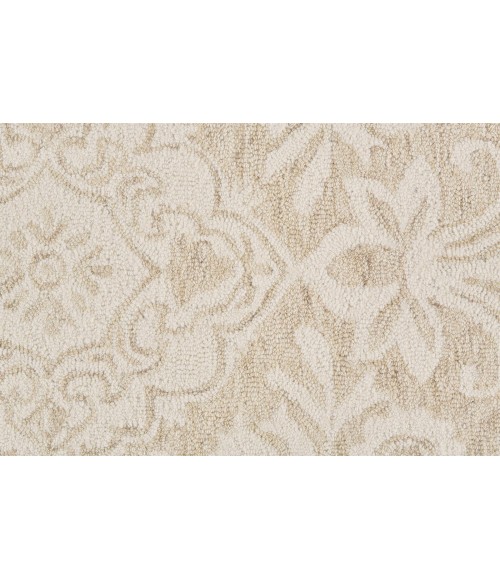 Feizy Belfort Modern Floral Paisley Rug, Latte Tan/Ivory, 9ft x 12ft Area Rug